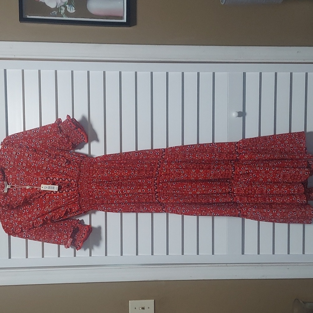 Max Studio red sundress